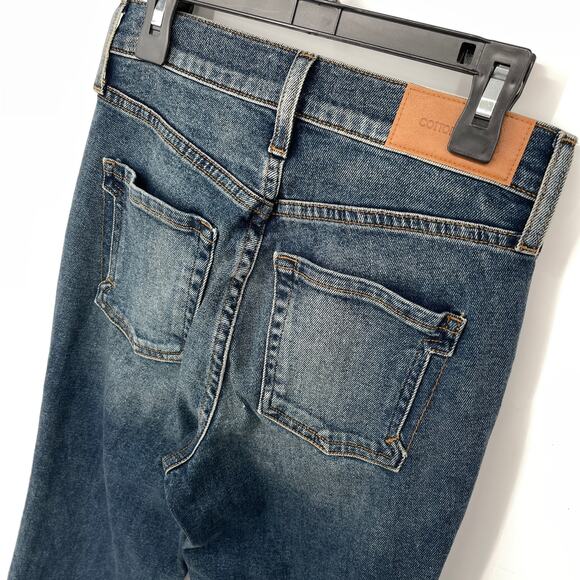 Cotton Citizen Women's NEW Cindy Jeans Ankle Flare Bootcut 24 Bedford Button Fly - Picture 7 of 12